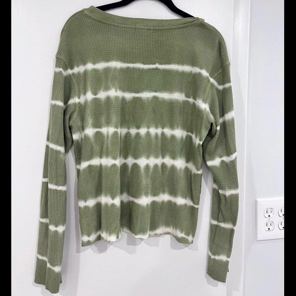 Anthropologie Tie-Die Long Sleeve Thermal Top (Size S)